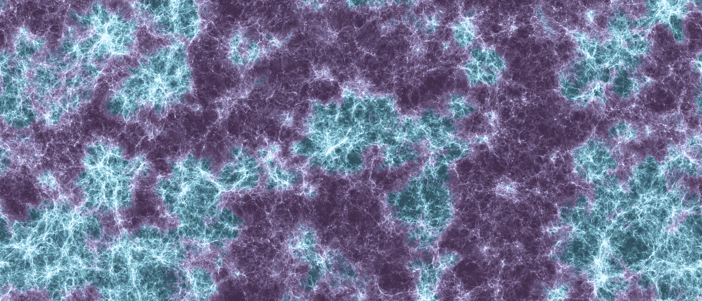 Uma das imagens que mostram o Universo há bilhões de anos