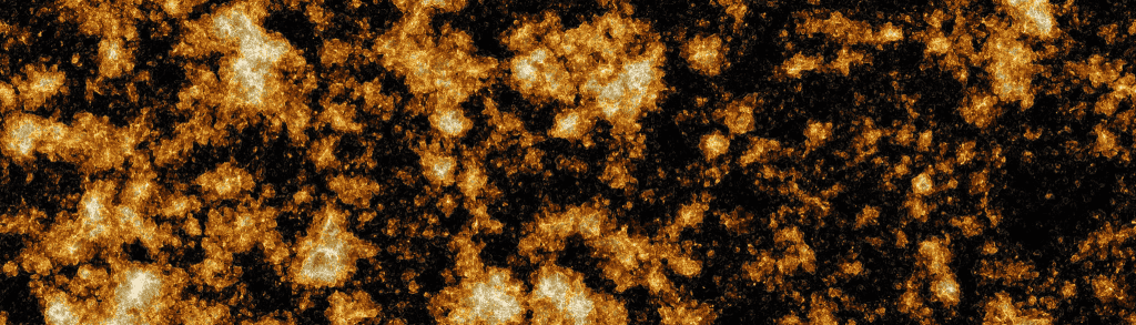 Uma das imagens que mostram o Universo há bilhões de anos