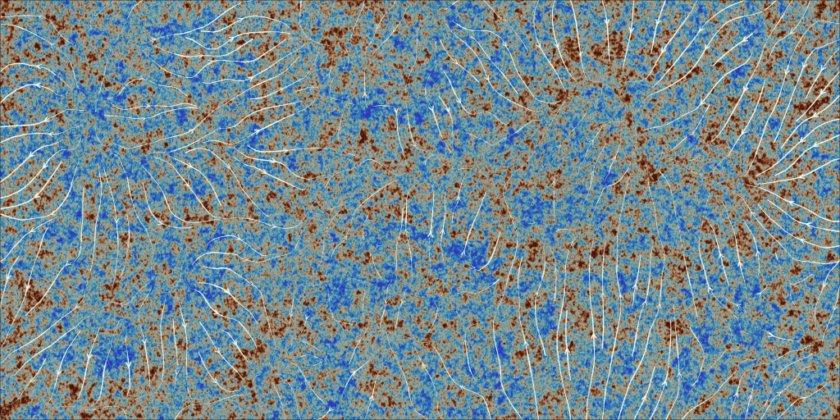 Uma das imagens que mostram o Universo há bilhões de anos