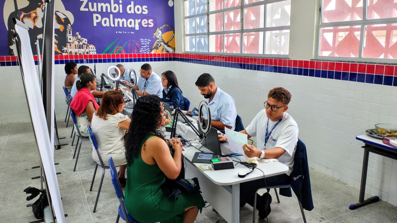 Atendimento da nova carteira de identidade em Salvador