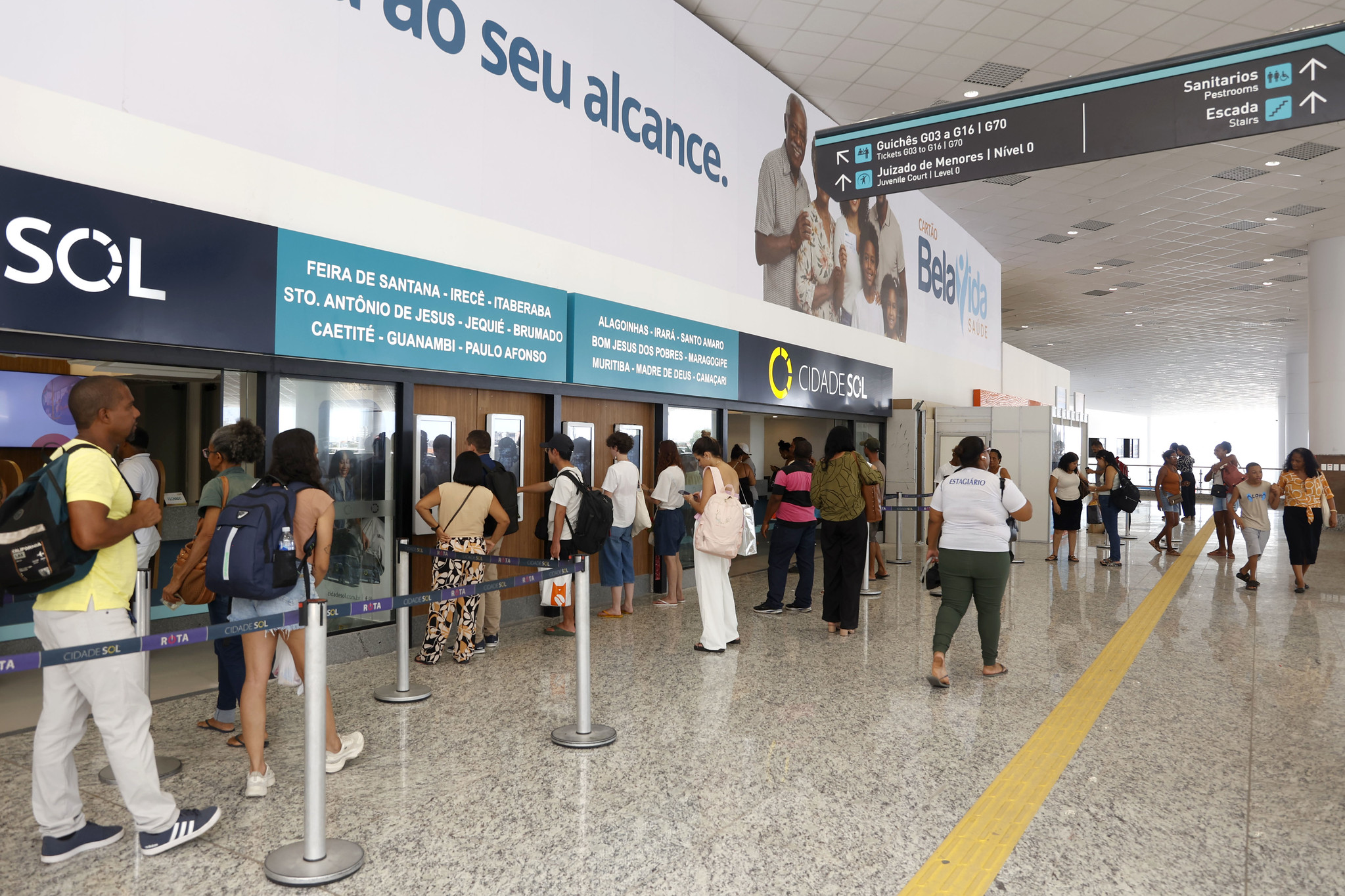 blitz nas rodoviárias da Bahia