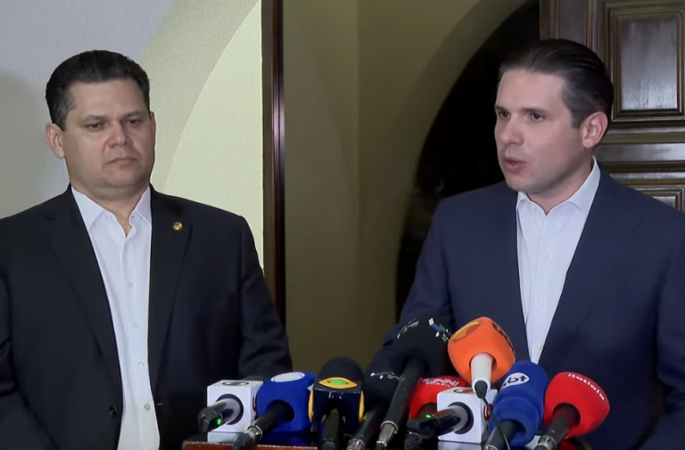 Alcolumbre e Motta concedem entrevista